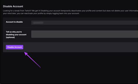 girlfriend deleted twitch account|how to disable twitch account.